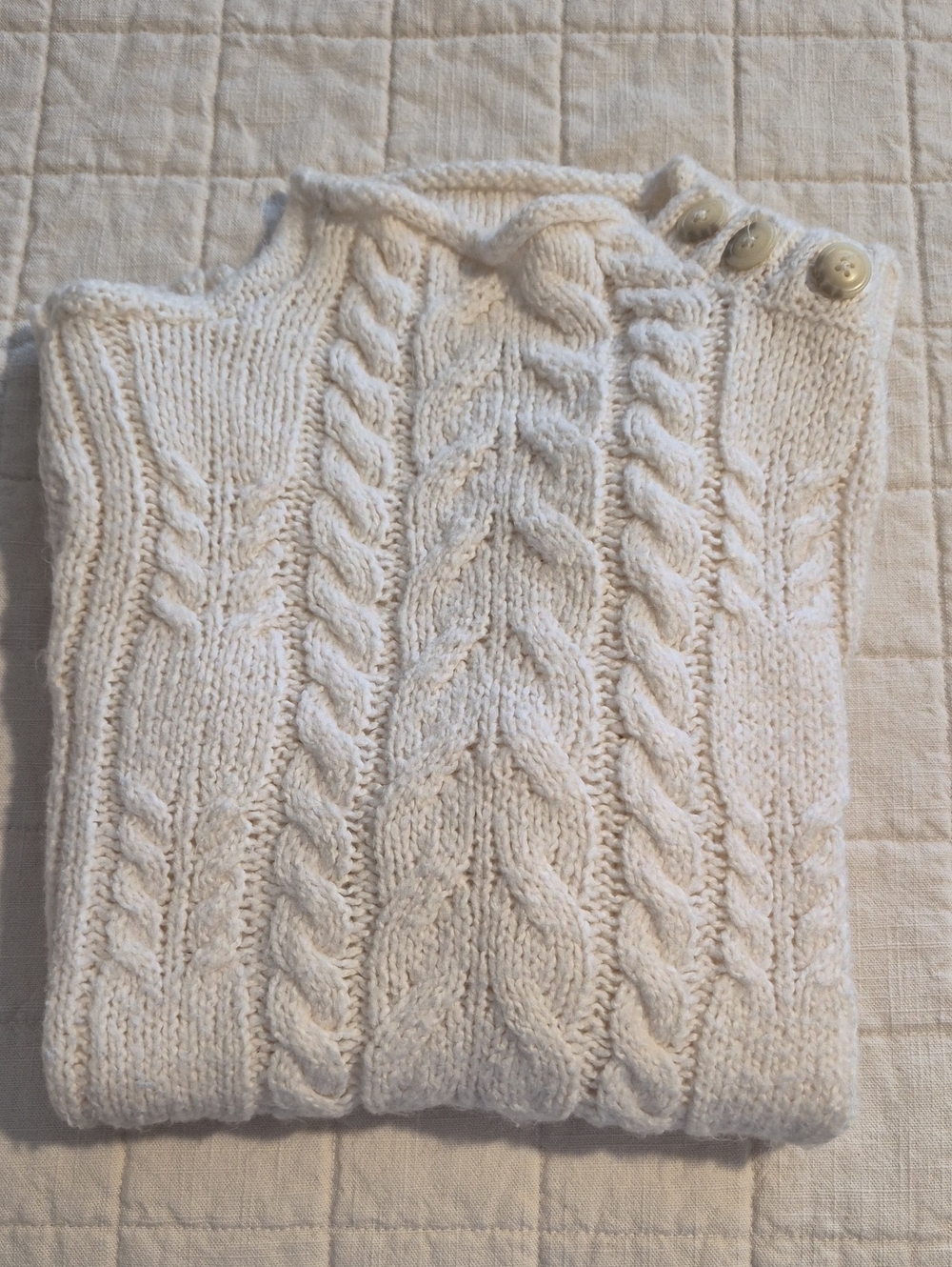 St. John's Bay Soft Creamy Fisherman Sweater